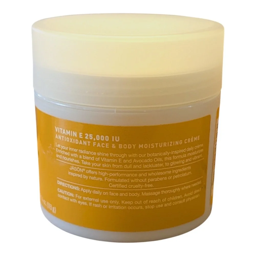 Jason Vitamin E 25000 IU Antioxidant Intensive Creme Moisturizer 4 oz 2-Pack